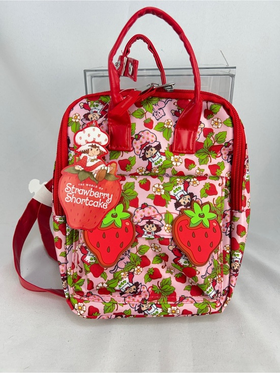 Strawberry Shortcake Other - Strawberry Shortcake Kids' Pink & Red Strawberry Print Backpack